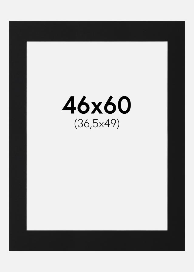 Paszpartu Fekete Standard (Fehér Mag) 46x60 cm (36,5x49)