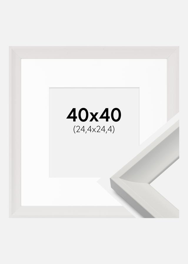 Keret Öjaren Fehér 40x40 cm - Paszpartu Fehér 10x10 inches