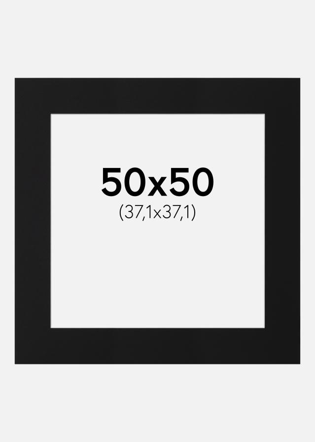 Paszpartu Fekete Standard (Fehér Mag) 50x50 cm (37,1x37,1)