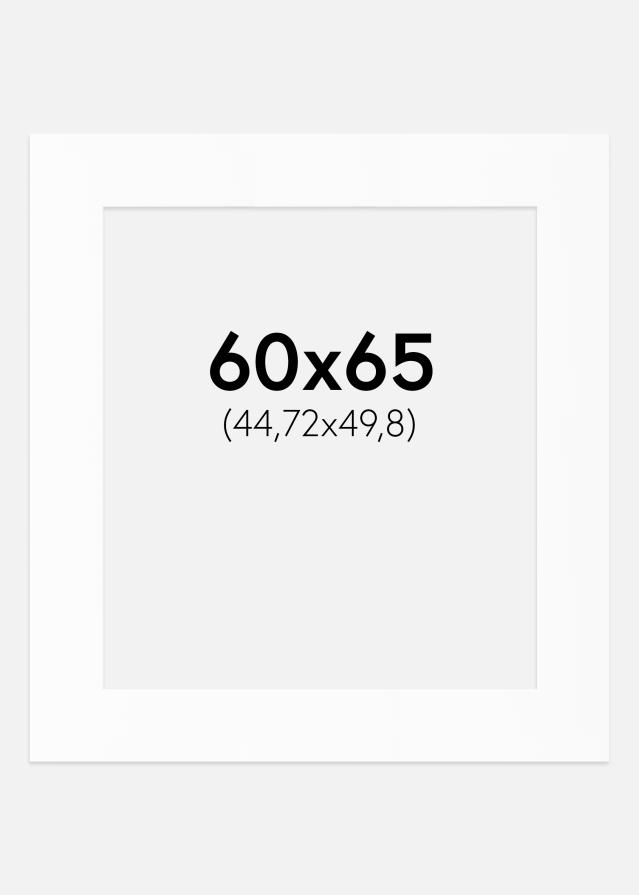 Paszpartu Standard fehér (fehér mag) 60x65 cm (44,72x49,8)