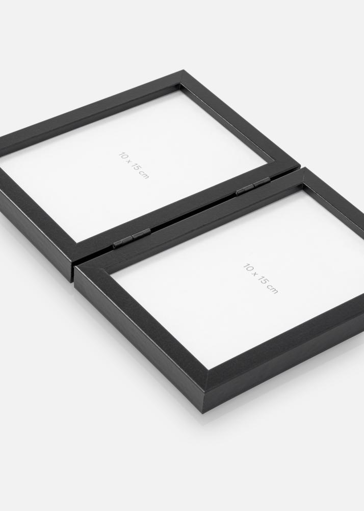 Összecsukható Keret Fekete 10x15 cm