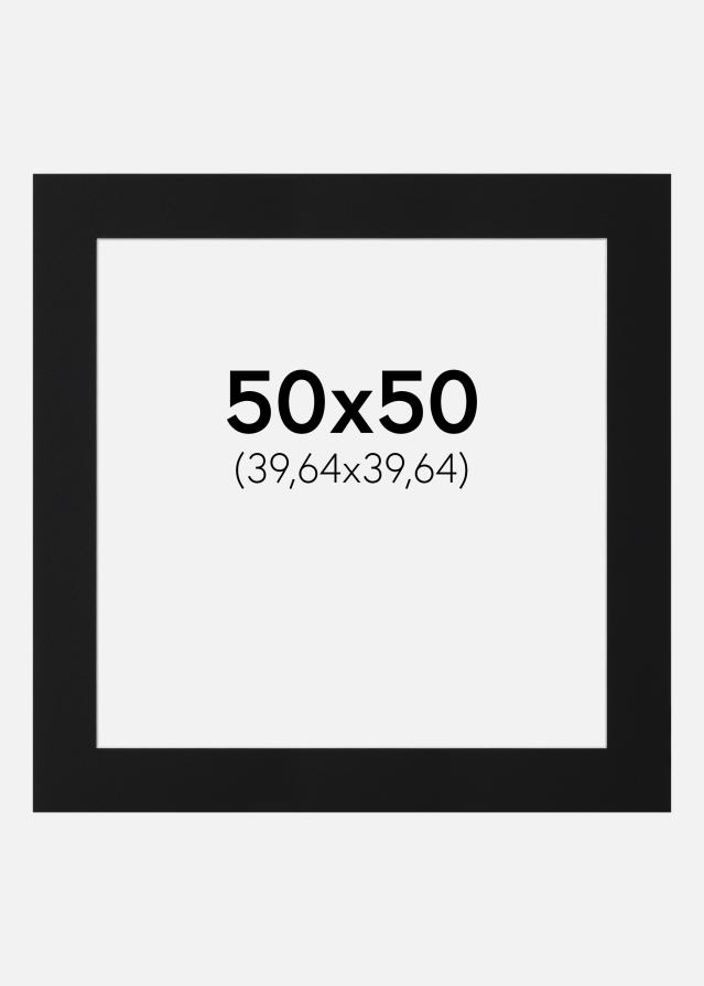 Paszpartu Fekete Standard (Fehér Mag) 50x50 cm (39,64x39,64)