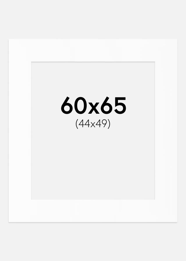 Paszpartu Standard fehér (fehér mag) 60x65 cm (44x49)