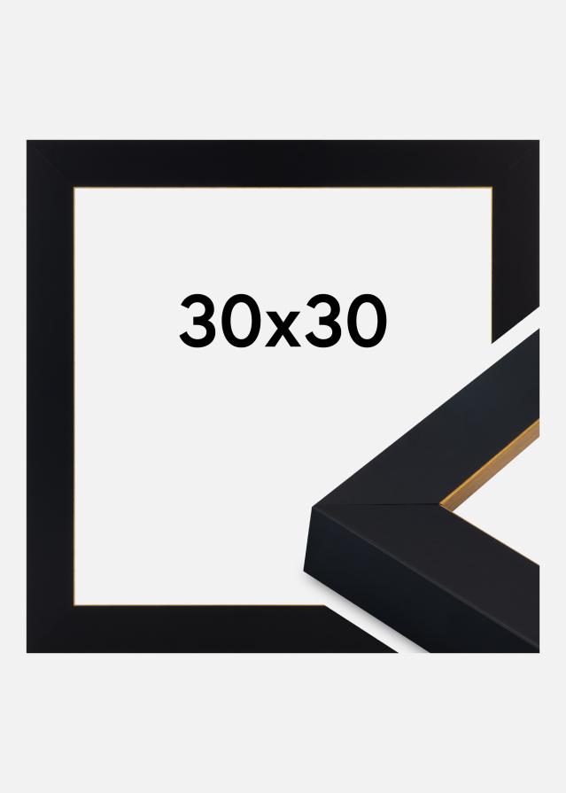 Keret Sussex Akrilüveg Fekete/Arany 30x30 cm