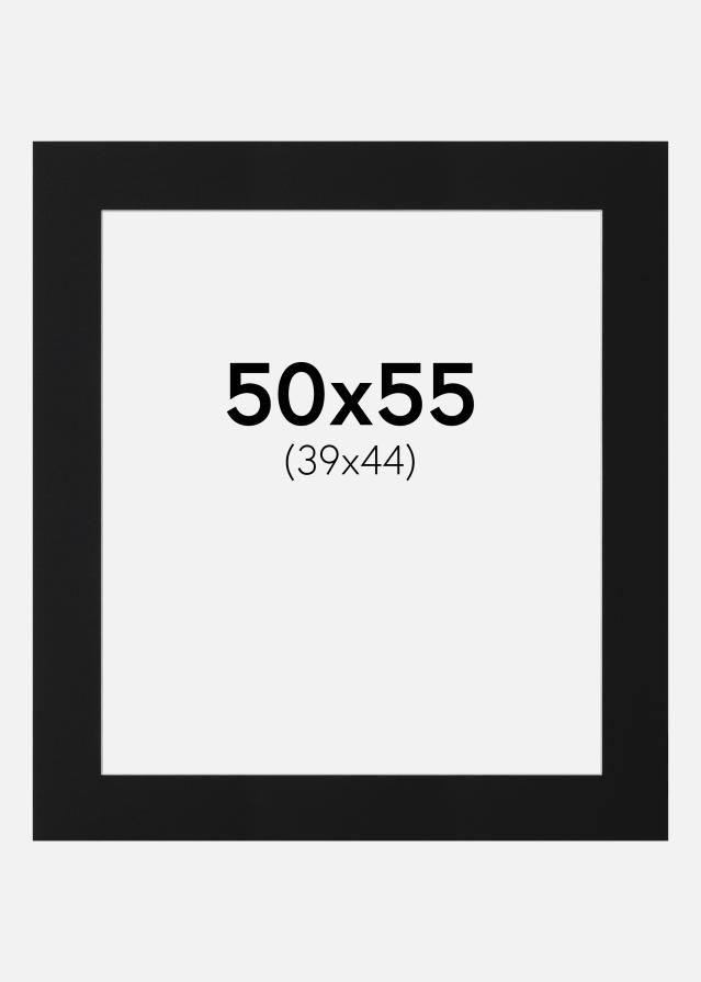 Paszpartu Fekete Standard (Fehér Mag) 50x55 cm (39x44)