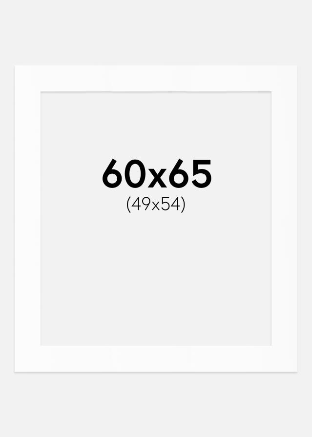 Paszpartu Standard fehér (fehér mag) 60x65 cm (49x54)