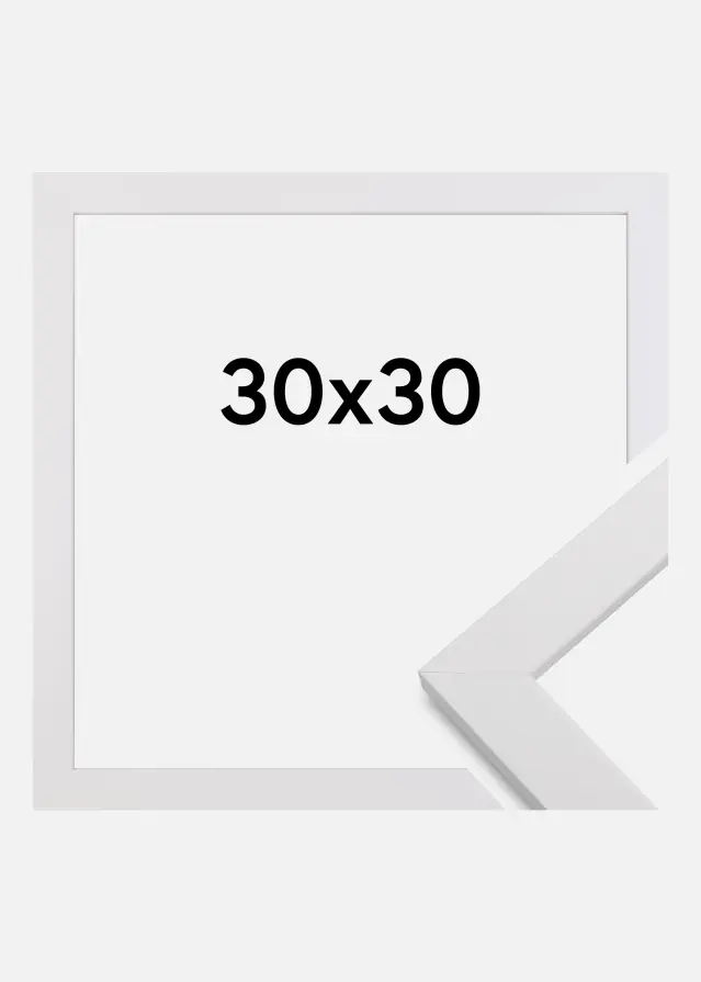 Keret White Wood 30x30 cm