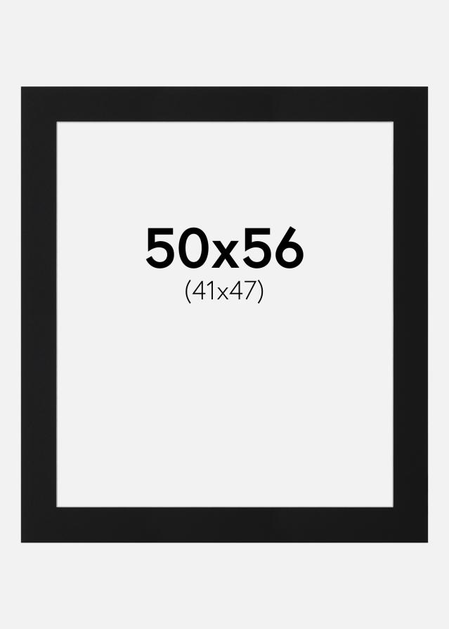 Paszpartu Fekete Standard (Fehér Mag) 50x56 cm (41x47)