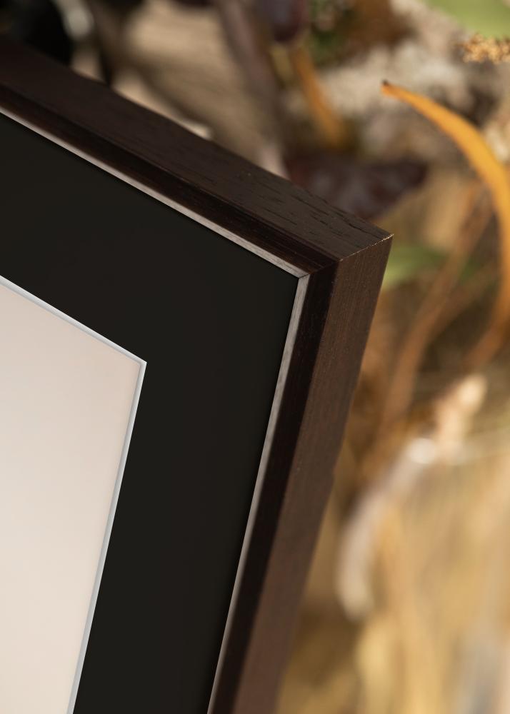 Keret Globe Espresso 50x60 cm - Paszpartu Fekete 35x45 cm