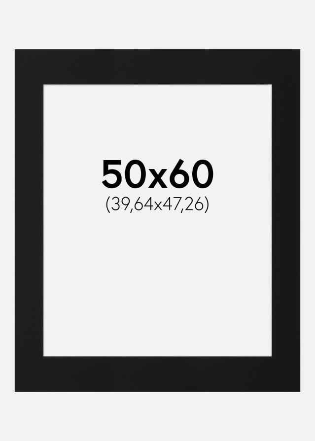 Paszpartu Fekete Standard (Fehér Mag) 50x60 cm (39,64x47,26)