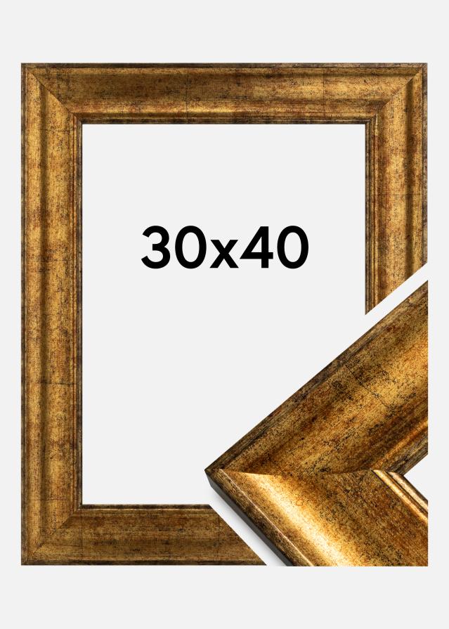 Keret Saltsjöbaden Akrilüveg Arany 30x40 cm