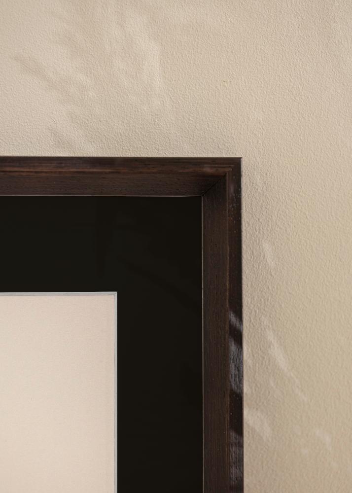 Keret Globe Espresso 50x60 cm - Paszpartu Fekete 35x45 cm