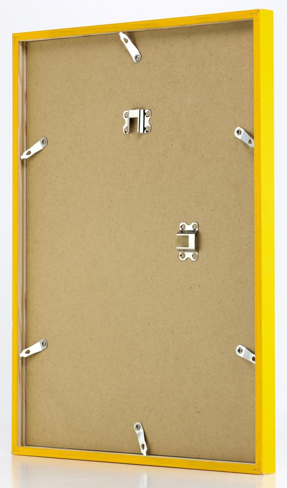 Keret E-Line Sárga 30x40 cm - Paszpartu Fekete 20x28 cm