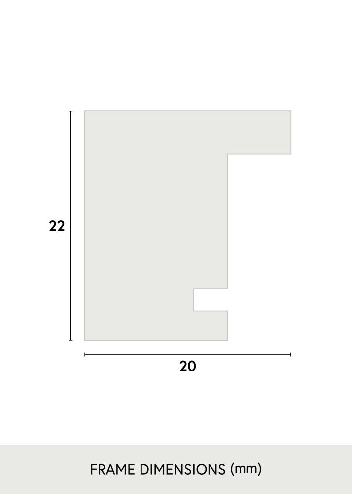 Keret Varjo Sötétbarna 40x60 cm