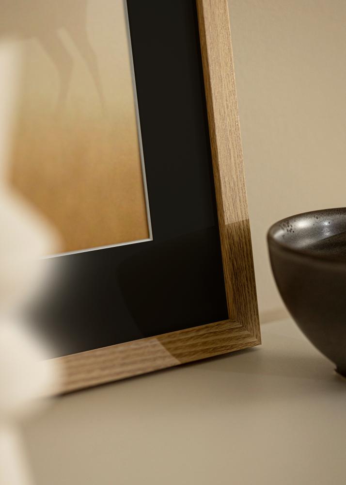 Keret Selection Tölgy 40x50 cm - Paszpartu Fekete 30x40 cm