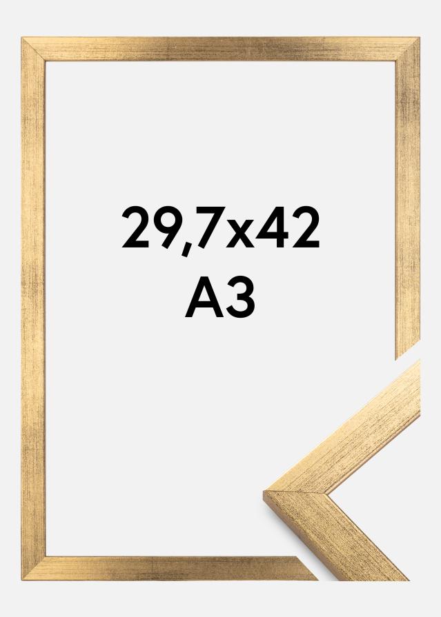 Keret Elegáns Akrilüveg Arany 29,7x42 cm (A3)