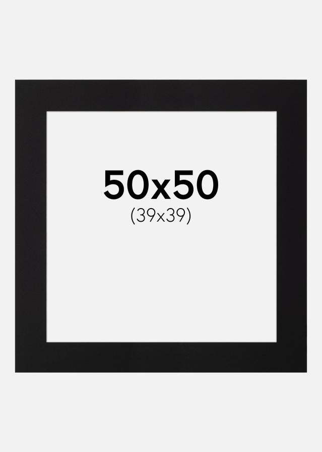 Paszpartu Canson Fekete Fehér él 50x50 cm (39x39)