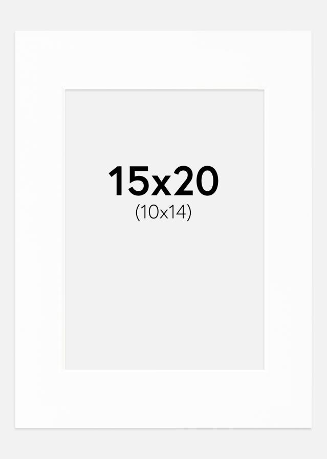 Paszpartu Canson Fehér Fehér él 15x20 cm (10x14)