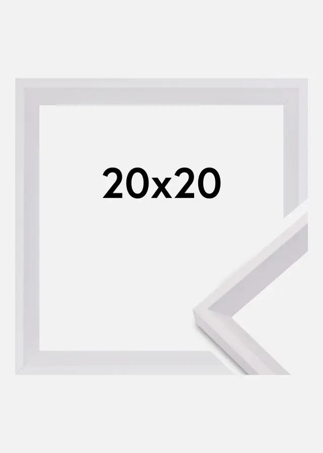 Keret Globe Fehér 20x20 cm