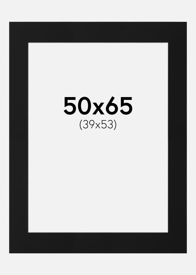 Paszpartu Fekete Standard (Fehér Mag) 50x65 cm (39x53)