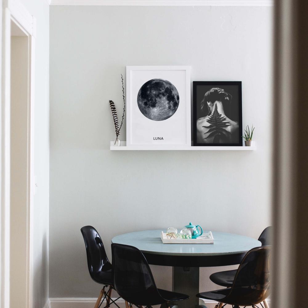 Kép polc Fehér 40 cm