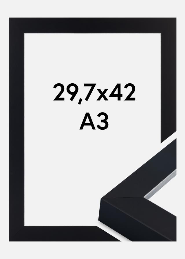 Keret Sussex Akrilüveg Fekete/Ezüst 29,7x42 cm (A3)