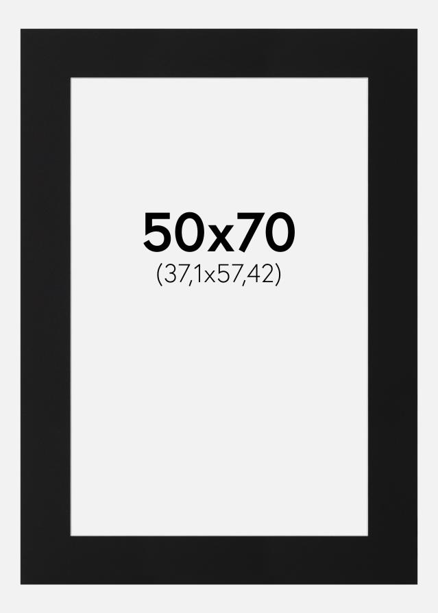 Paszpartu Fekete Standard (Fehér Mag) 50x70 cm (37,1x57,42)