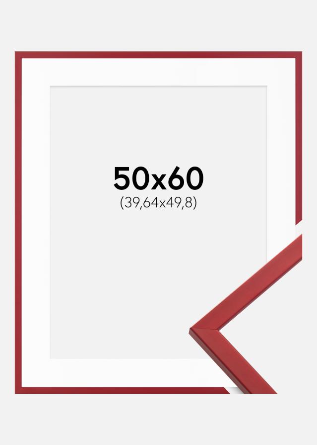 Keret Edsbyn Piros 50x60 cm - Paszpartu Fehér 16x20 inches