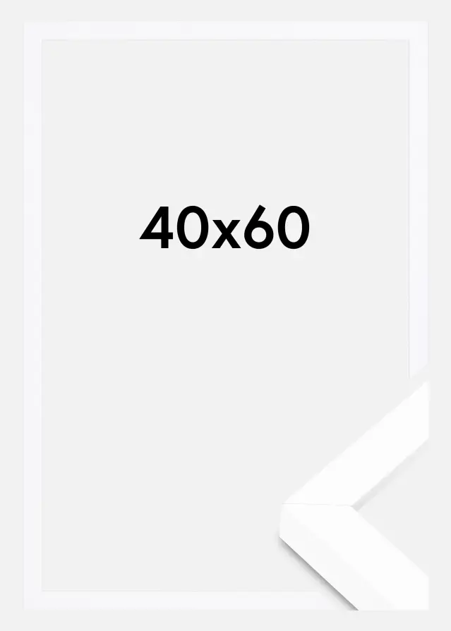 BGA Doboz keret Akrilüveg Fehér 40x60 cm