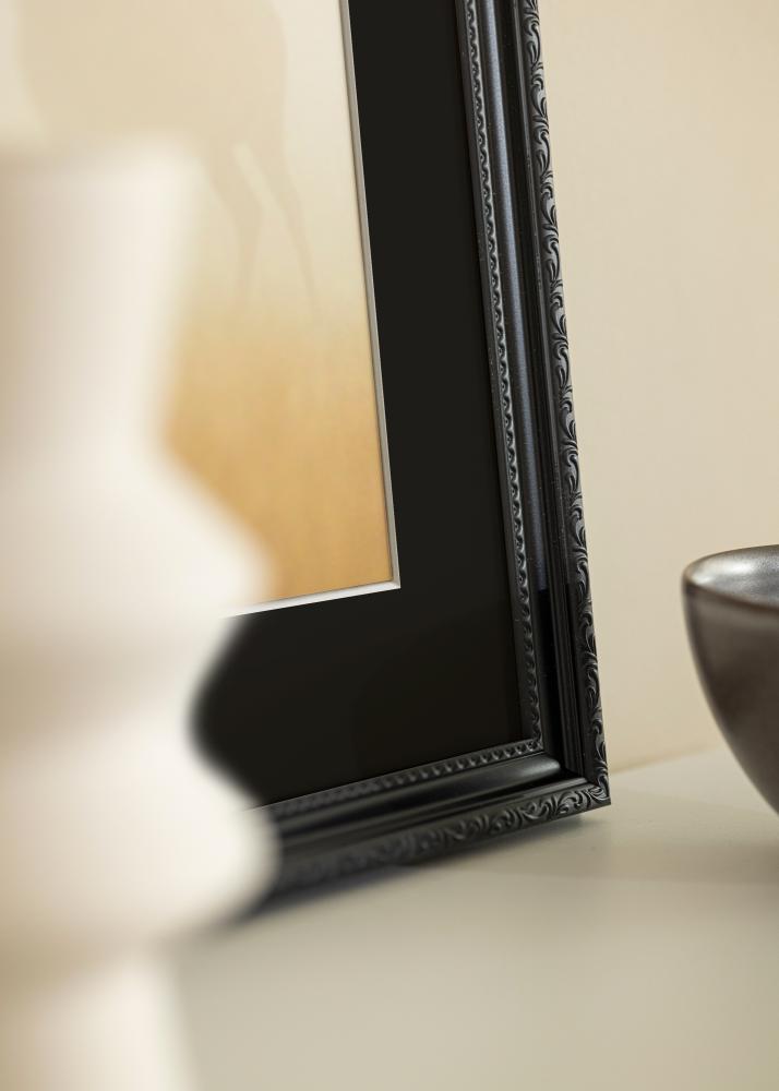 Keret Abisko Fekete 30x40 cm - Paszpartu Fekete 18x27 cm