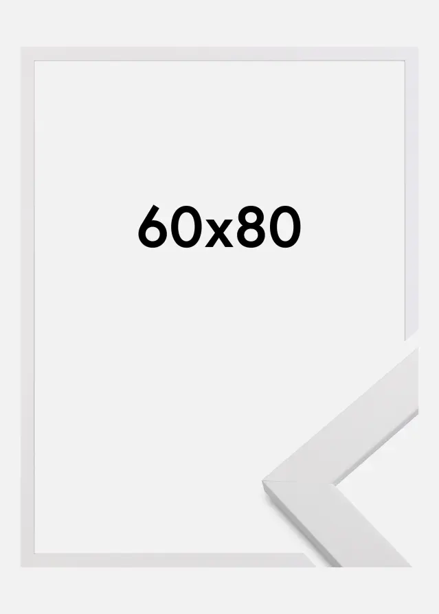 Keret White Wood Akrilüveg 60x80 cm