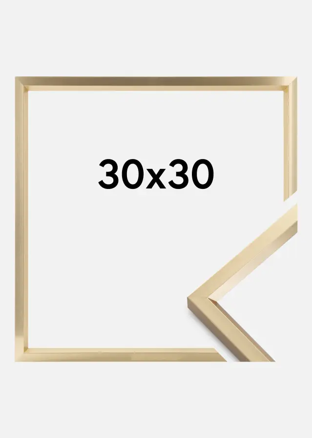 Keret Steel Style Arany 30x30 cm