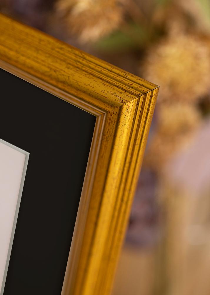 Keret Västkusten Arany 32x45 cm - Paszpartu Fekete 25x30 cm