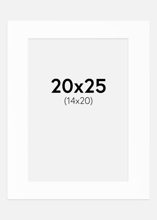 Paszpartu Canson Fehér Fehér él 20x25 cm (14x20)