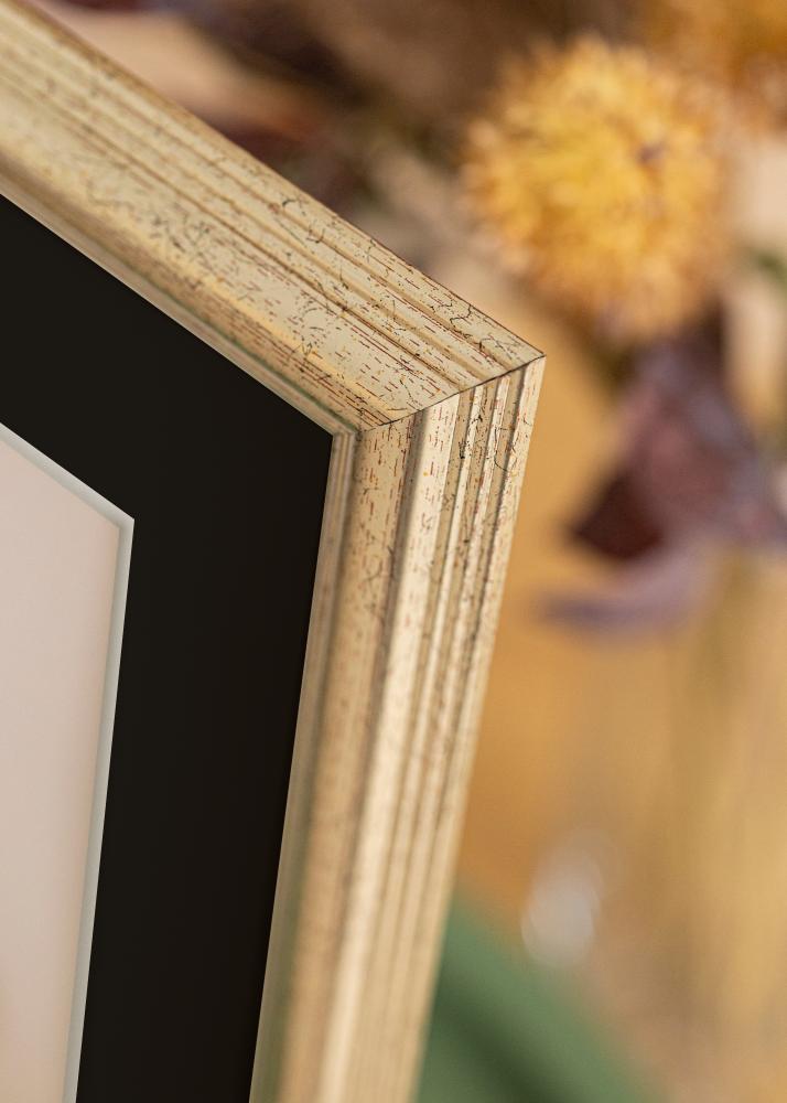 Keret Västkusten Ezüst 70x100 cm - Paszpartu Fekete 62x93 cm