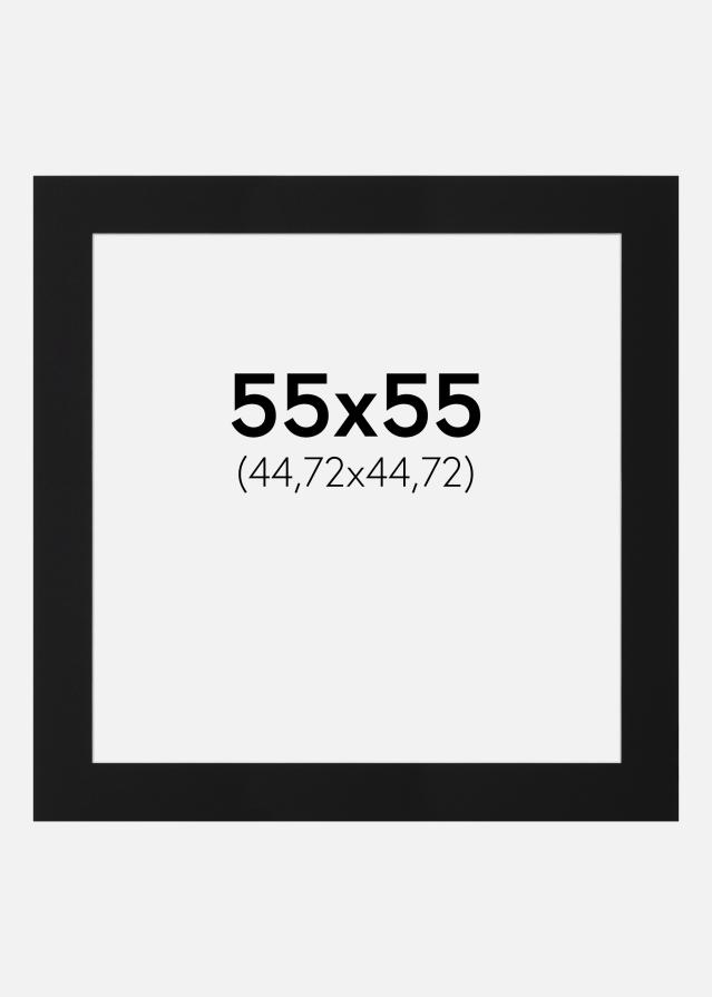 Paszpartu Fekete Standard (Fehér Mag) 55x55 cm (44,72x44,72)