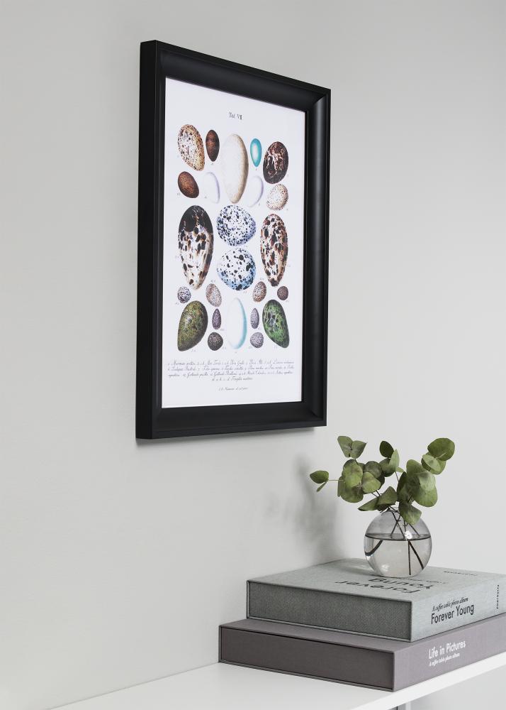 Keret Öjaren Fekete 45x60 cm - Paszpartu Fekete 12x18 inches