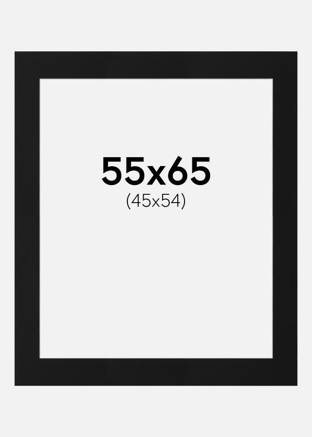 Paszpartu Fekete Standard (Fehér Mag) 55x65 cm (45x54)