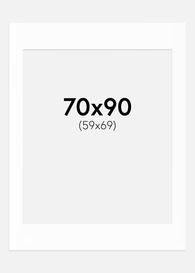 Paszpartu Canson Fehér Fehér él 70x90 cm (59x69)