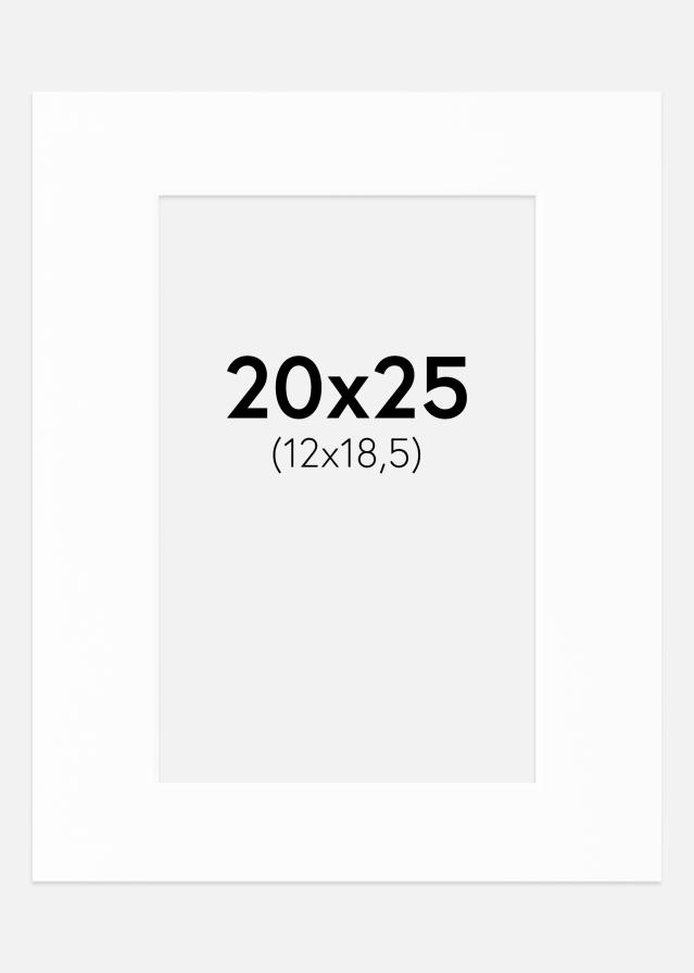 Paszpartu Canson Fehér Fehér él 20x25 cm (12x18,5)