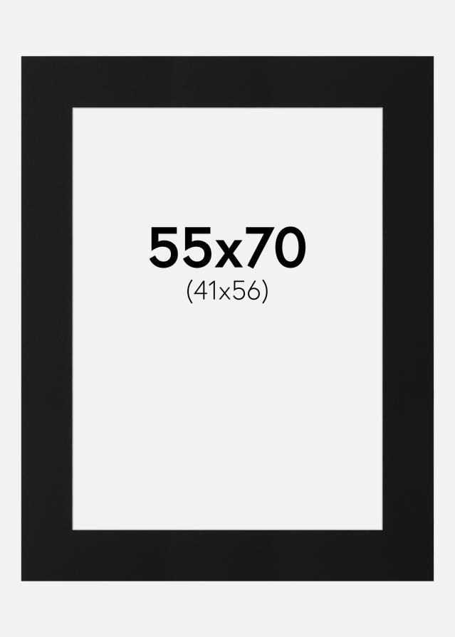 Paszpartu Fekete Standard (Fehér Mag) 55x70 cm (41x56)