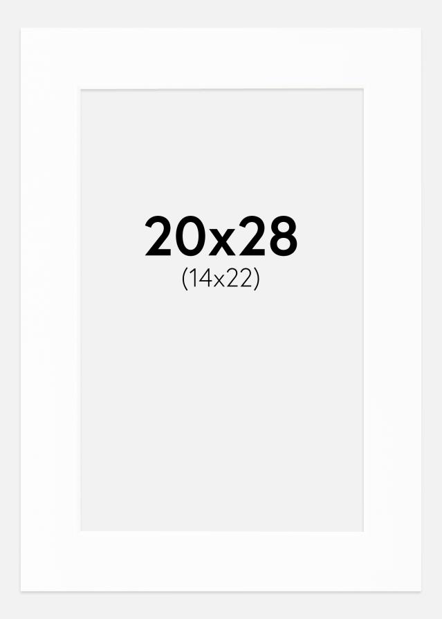 Paszpartu Canson Fehér Fehér él 20x28 cm (14x22)