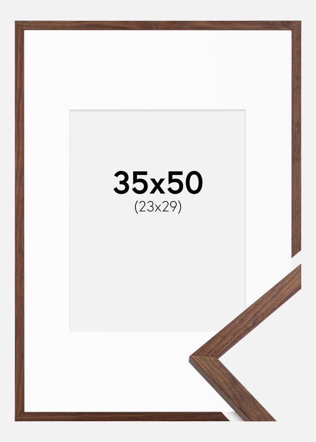 Keret Galant Dió 35x50 cm - Paszpartu Fehér 24x30 cm