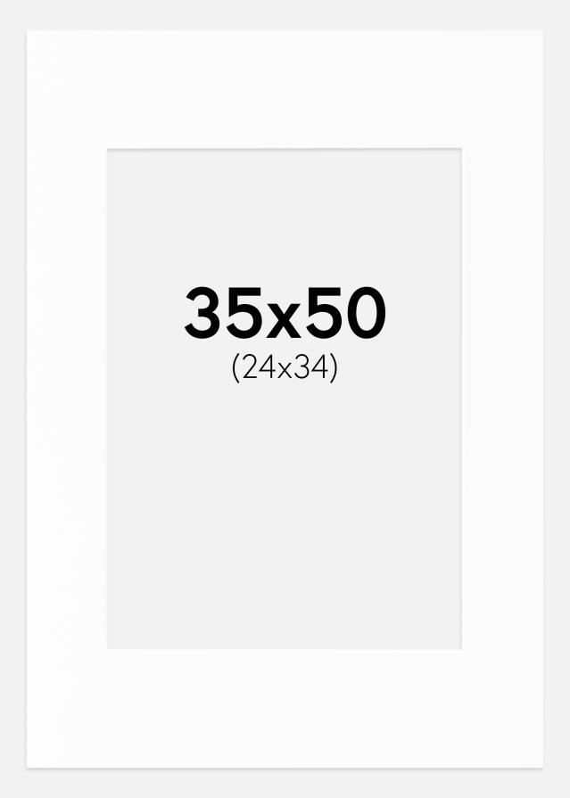 Paszpartu Canson Fehér Fehér él 35x50 cm (24x34)