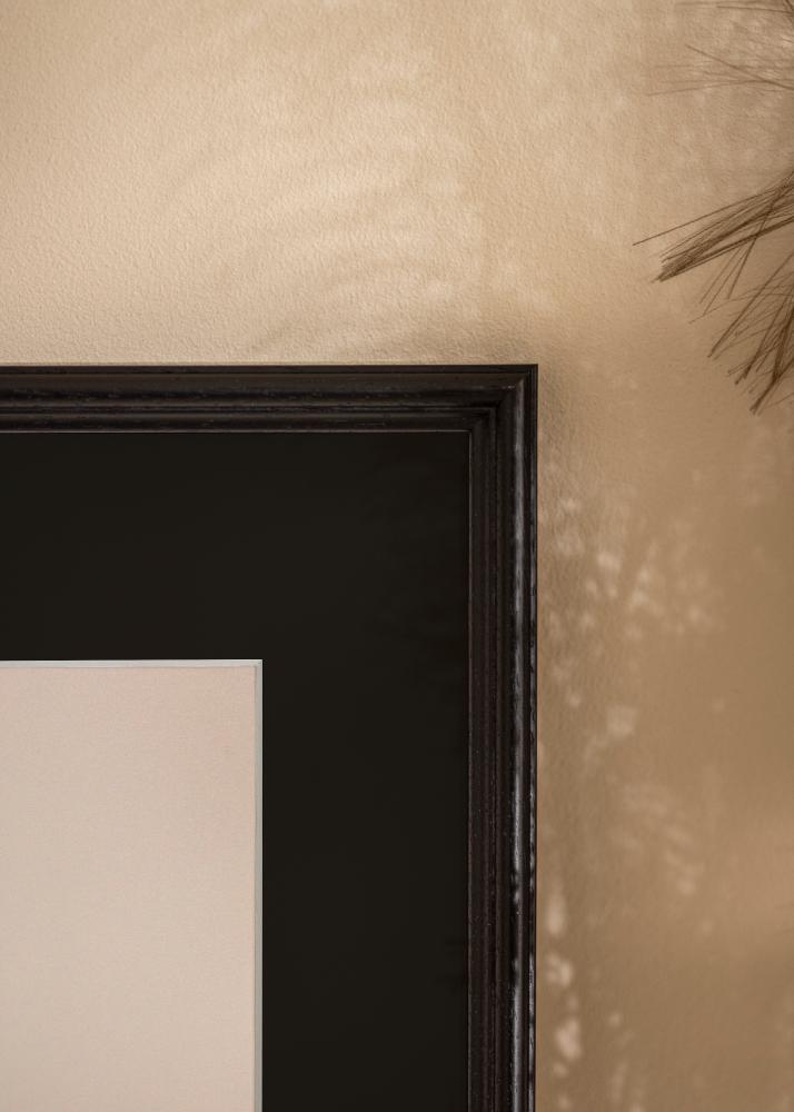 Keret Horndal Fekete 45x60 cm - Paszpartu Fekete 32x45 cm