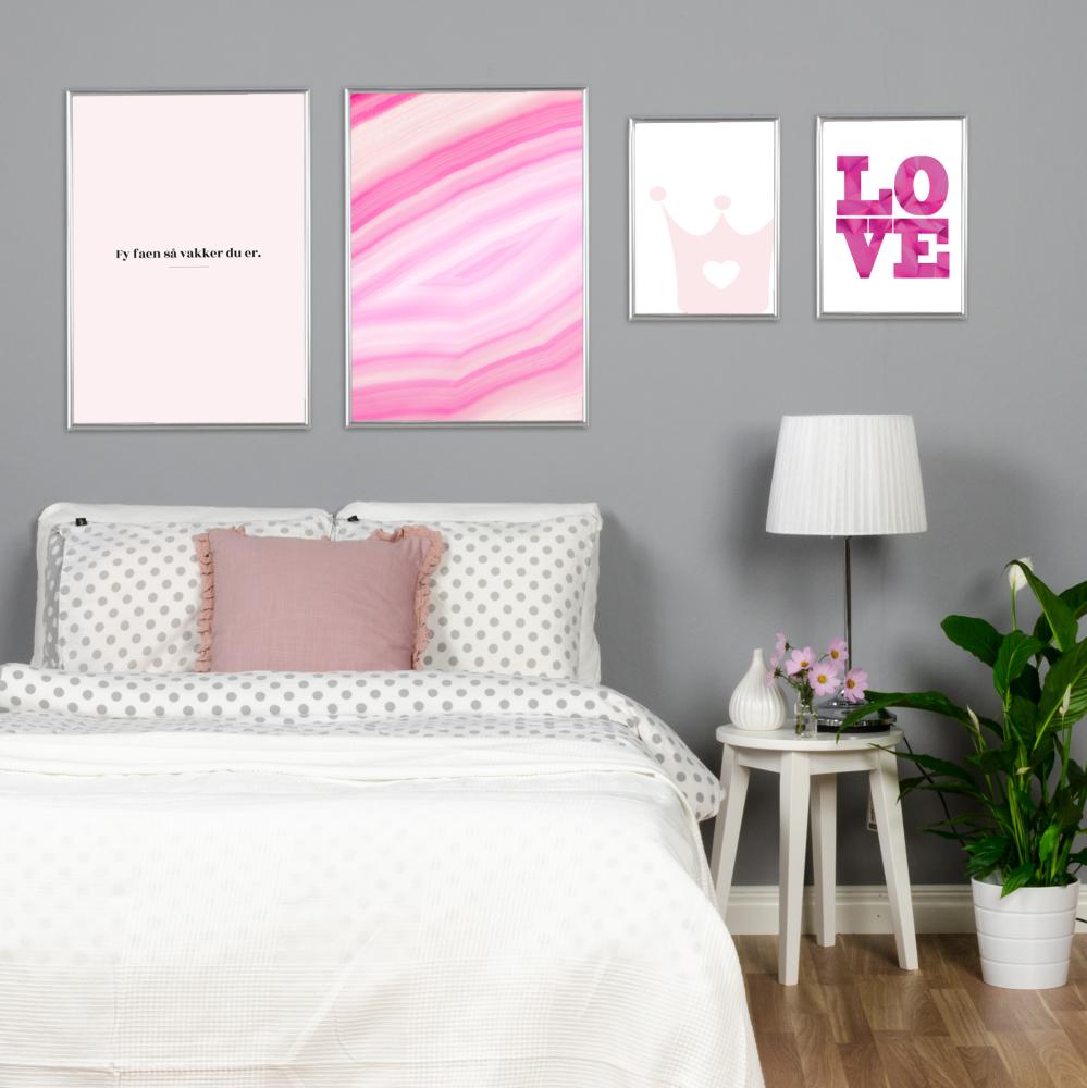 Keret Decoline Akrilüveg Ezüst 61x91,5 cm