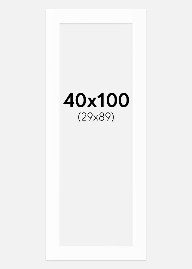 Paszpartu Canson Fehér Fehér él 40x100 cm (29x89)