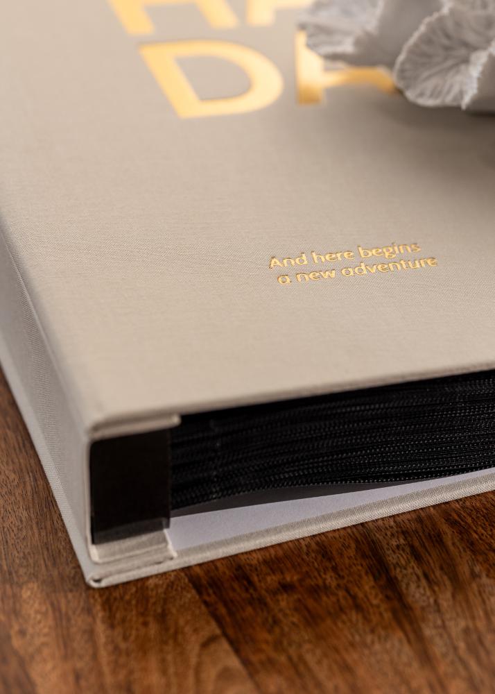 KAILA Fotóalbum OH HAPPY DAY Krém - 600 kép 10x15 cm méretben