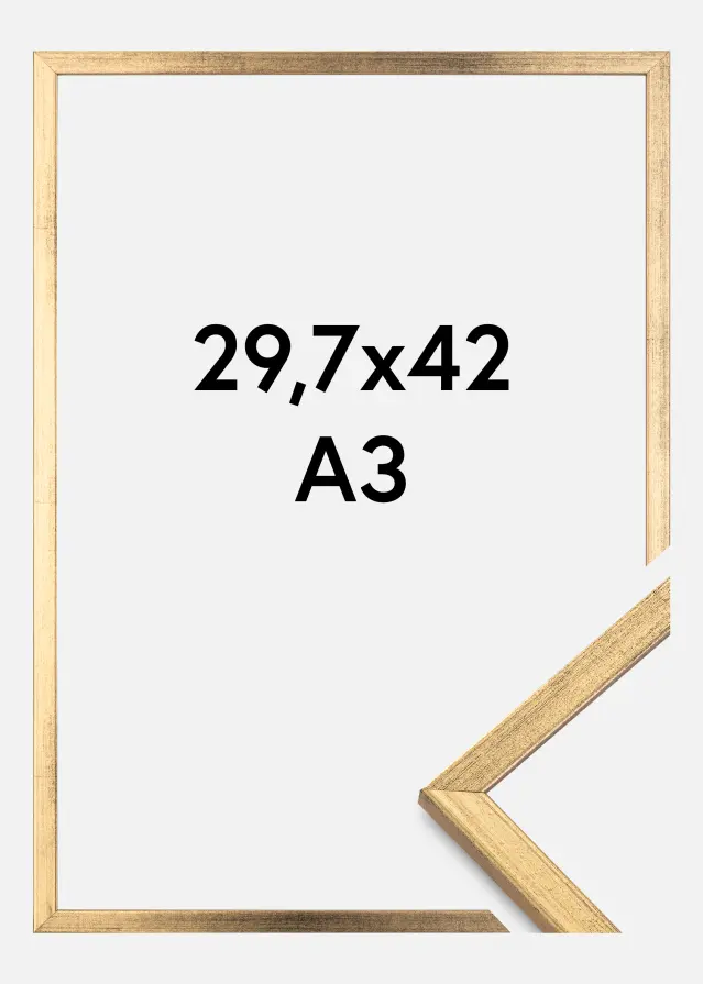 Keret Galant Akrilüveg Arany 29,7x42 cm (A3)