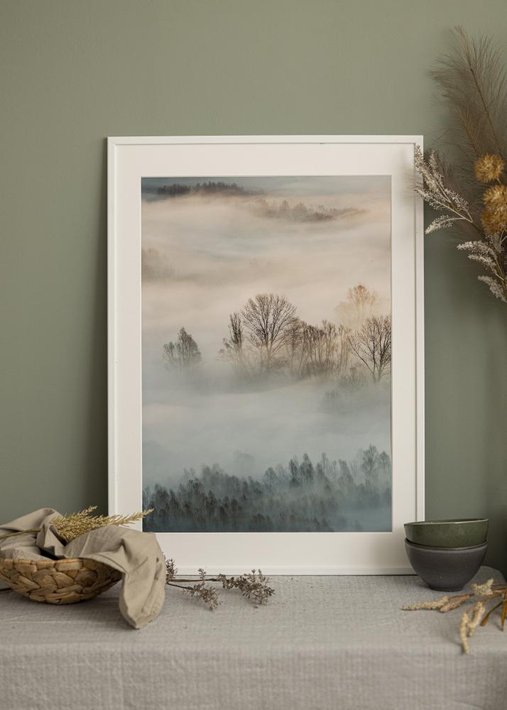 Keret Kaspar Fehér 50x70 cm - Paszpartu Fehér 16x24 inches